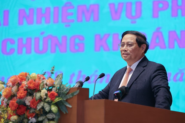Thủ tướng Phạm Minh Chính phát biểu chỉ đạo tại Hội nghị. Ảnh: VGP/Nhật Bắc