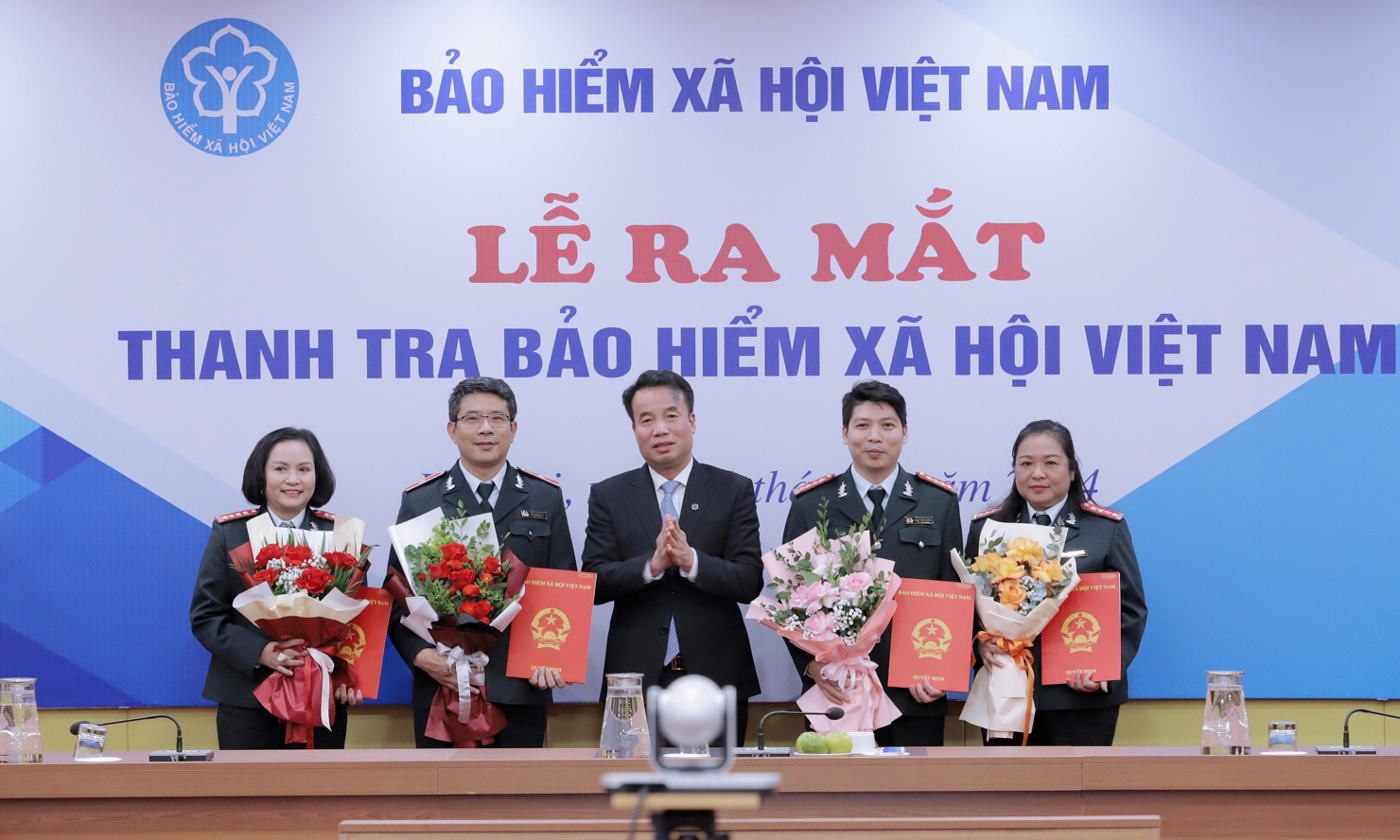 Lễ ra mắt Thanh tra BHXH Việt Nam.