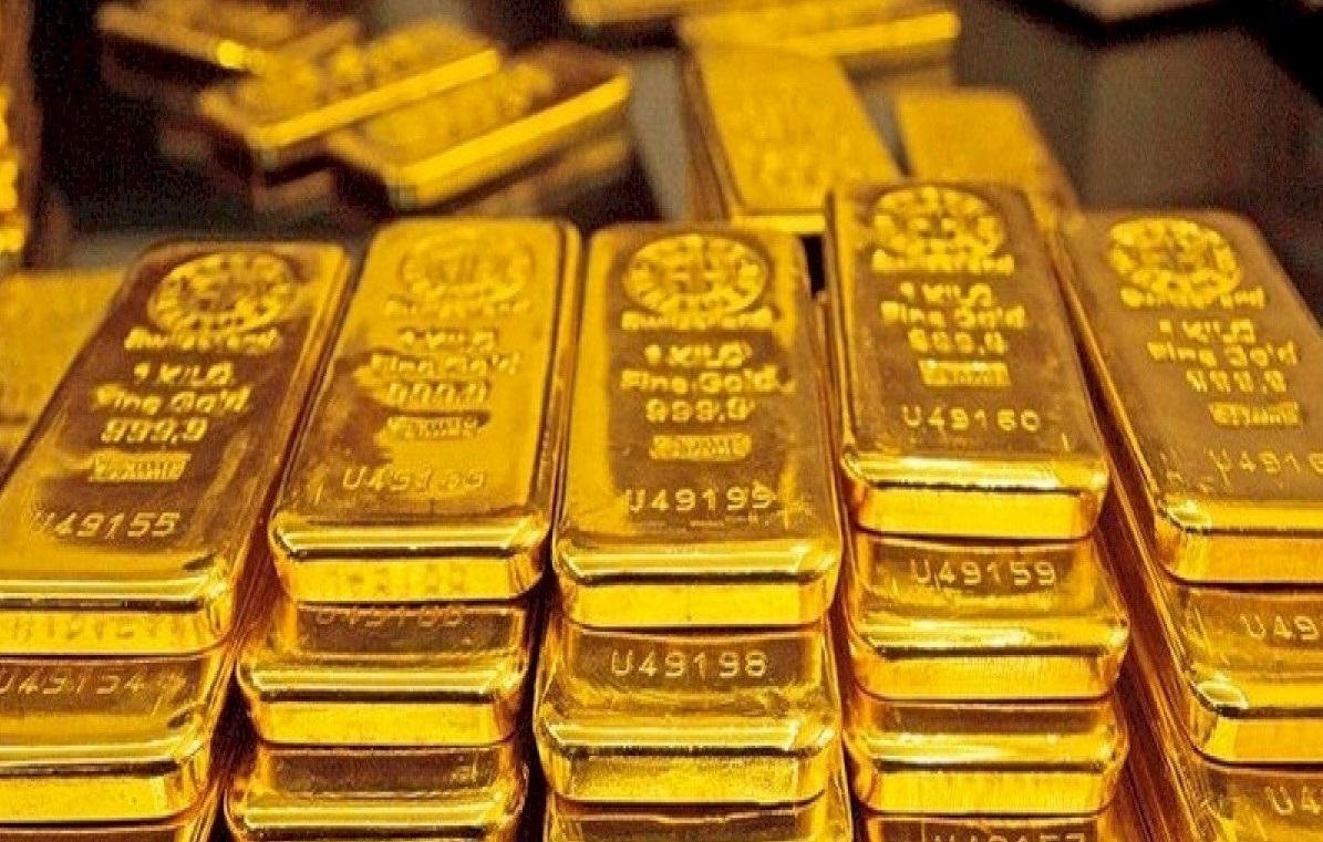 Công ty Vàng bạc đá quý Sài Gòn (SJC) niêm yết giá mua - bán vàng miếng SJC tại Hà Nội và TP. Hồ Chí Minh ở quanh mức 79,9 - 81,92 triệu đồng/lượng. Ảnh minh họa. 