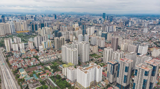 Giá rao bán trung bình của chung cư tại Hà Nội trong 2 tháng đầu năm nay tăng 17% so với cùng kỳ năm 2023. 