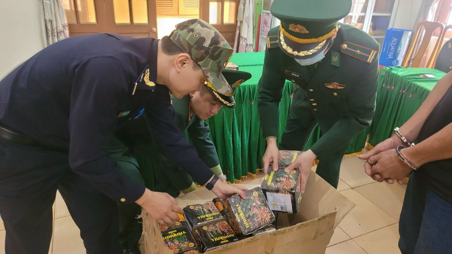 Hải quan tỉnh Quảng Bình vừa phối hợp triệt phá tụ điểm tàng trữ, sử dụng trái phép chất ma túy.
