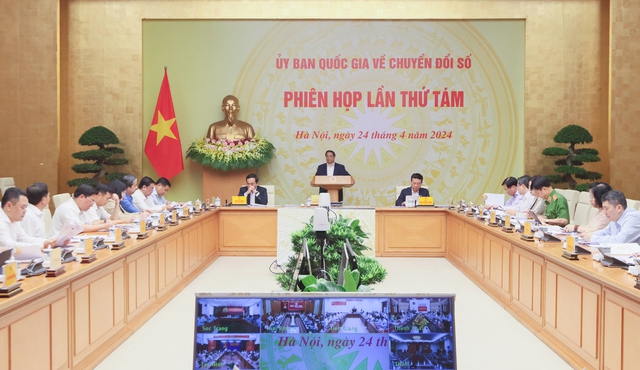 Thủ tướng Chính phủ Phạm Minh Chính chủ trì phiên họp lần thứ 8 của Ủy ban Quốc gia về chuyển đổi số.
