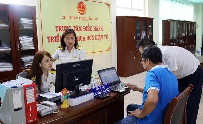 Thu ngân sách của Cục Thuế Đắk Lắk  trong 4 tháng đạt khoảng 2.285 tỷ đồng. Ảnh: TTHT