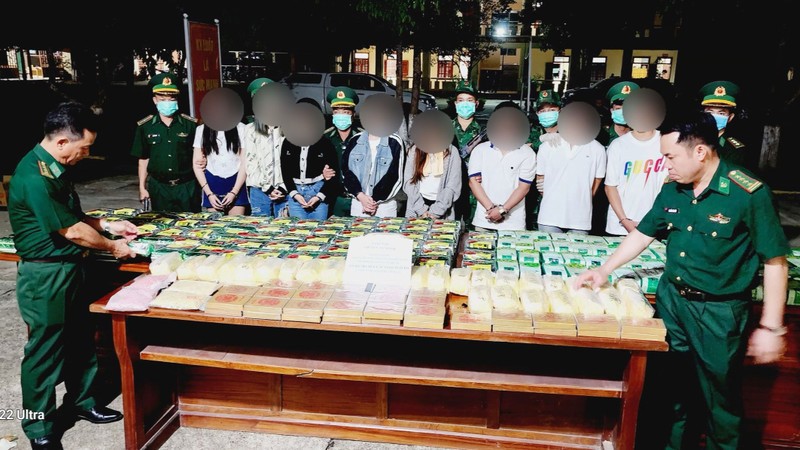 Tang vật Chuyên án A424.4p bị bắt giữ tại khu vực Cửa khẩu quốc tế Nam Giang, tỉnh Quảng Nam.