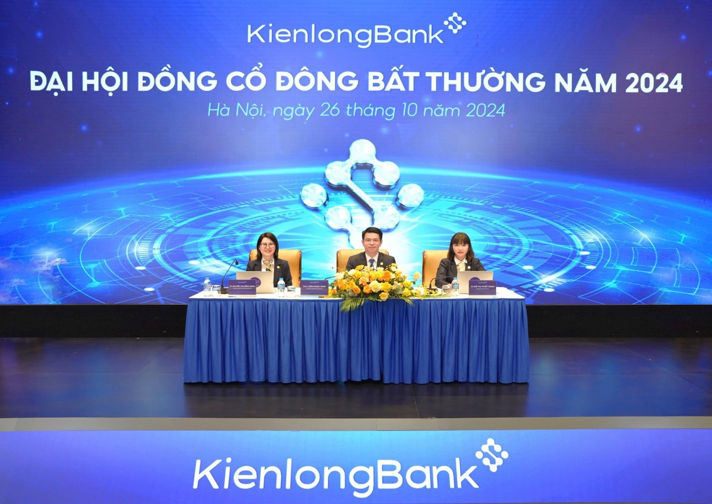 KienlongBank tổ chức thành công Đại hội đồng cổ đông bất thường 2024. Ảnh: KLB