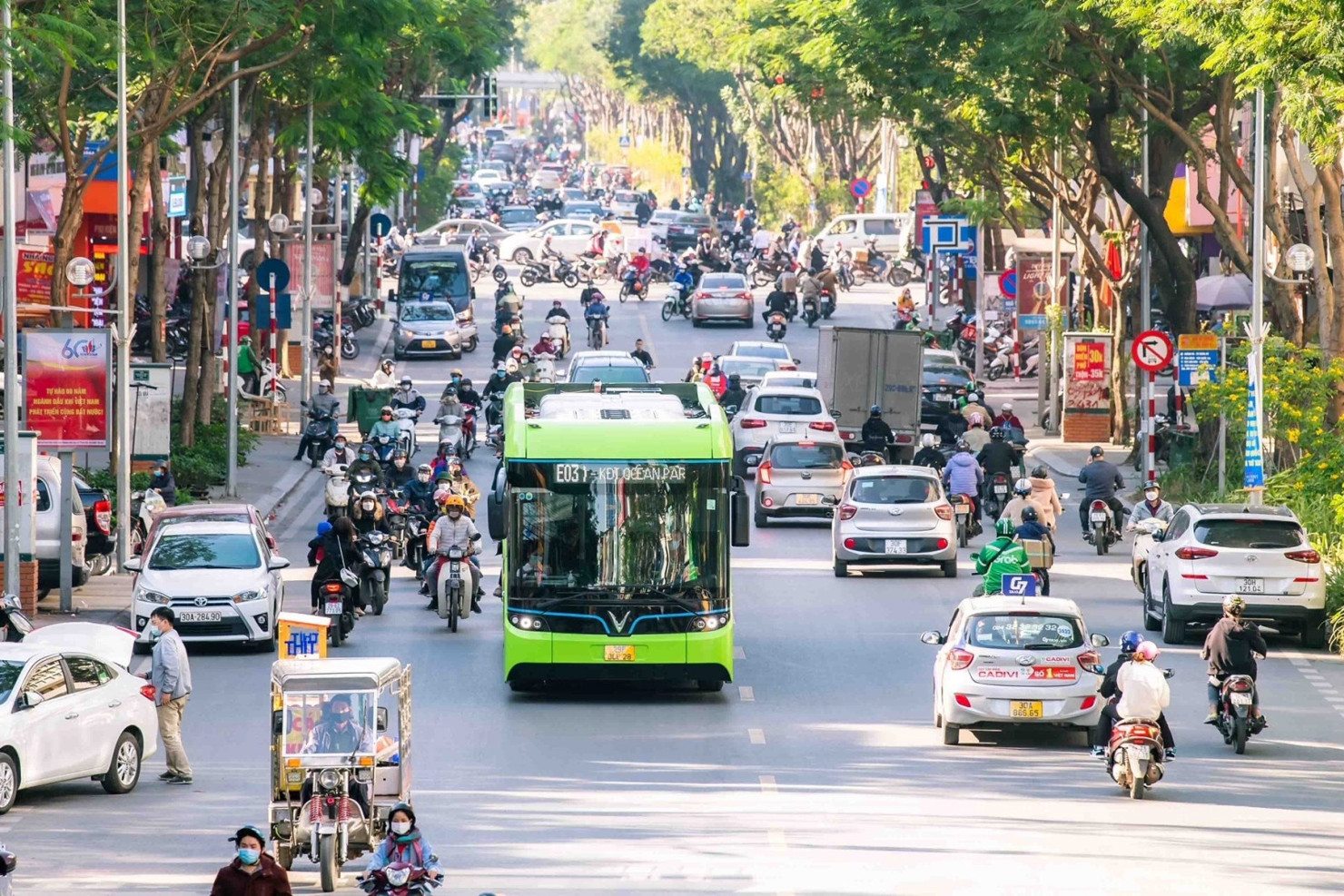 Nhiên liệu từ các phương tiện là nguồn chính gây ra phát thải khí nhà kính trong ngành Giao thông vận tải.