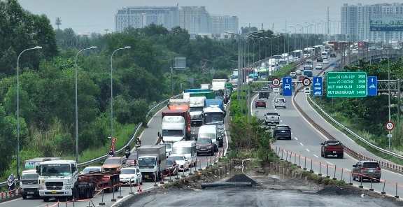 Chính phủ giao VEC hoàn thành mở rộng cao tốc TP. Hồ Chí Minh - Long Thành trong năm 2026. Ảnh: VOV