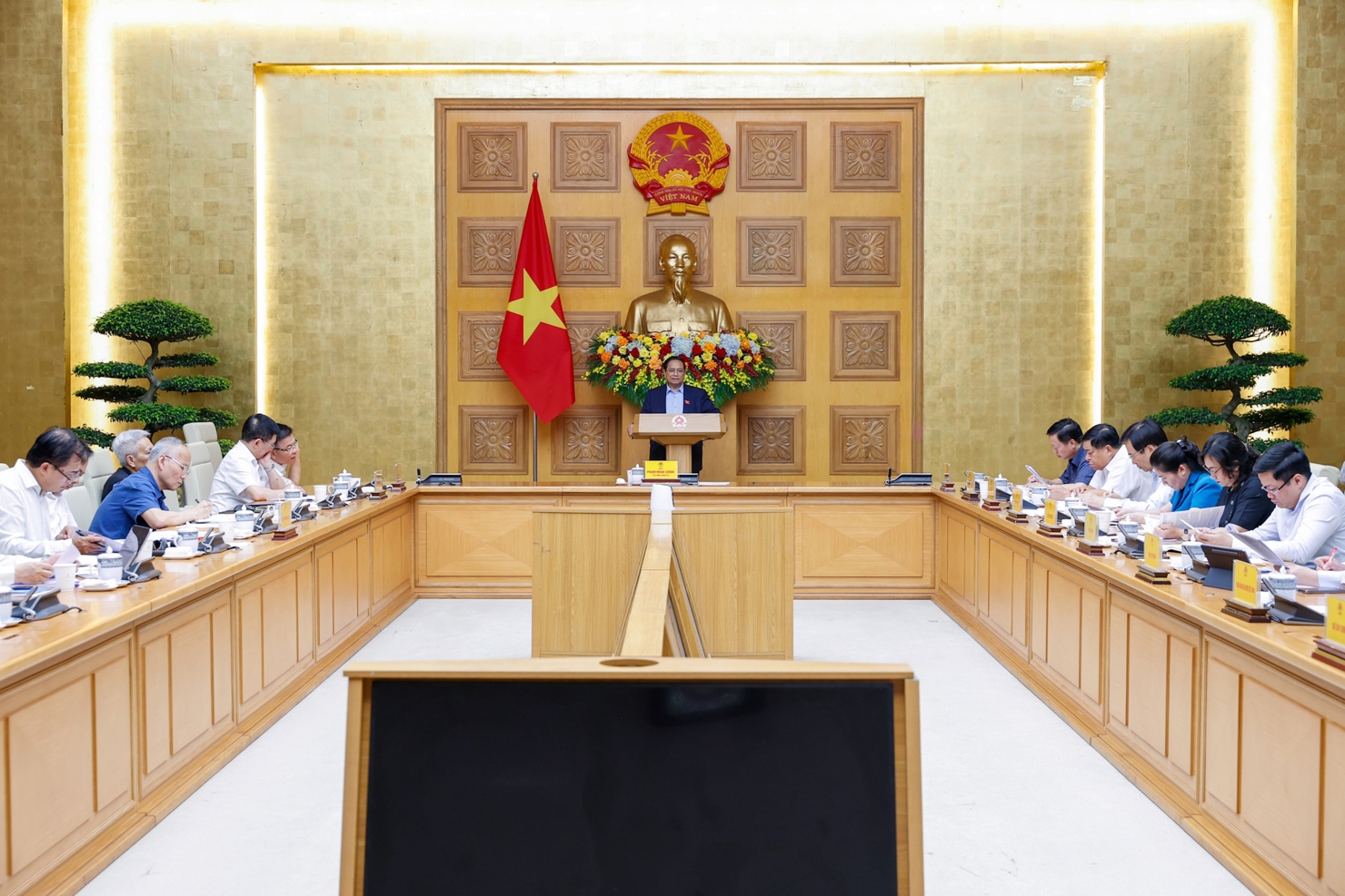 Toàn cảnh cuộc làm việc. Ảnh: VGP