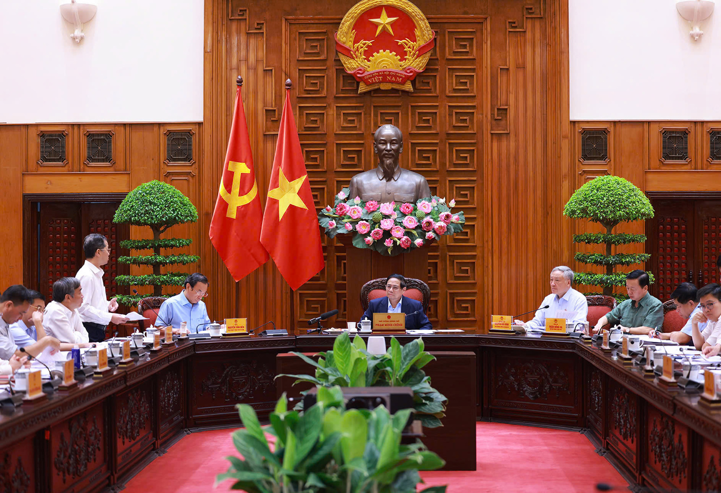 Toàn cảnh cuộc họp. Ảnh: VGP