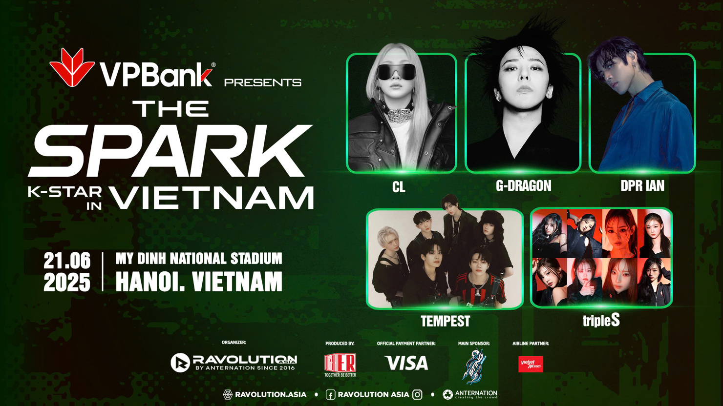 Siêu đại nhạc hội VPBank K-Star Spark in Vietnam 2025 quy tụ những tên tuổi hàng đầu K-pop.