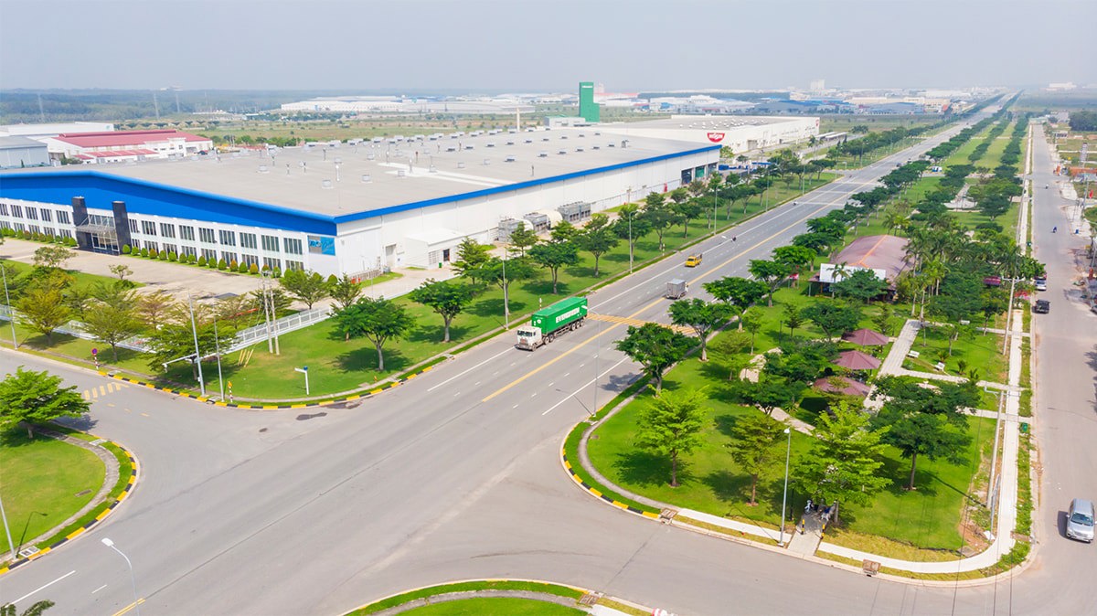 Khu CNTT nằm trong tổng thể Khu liên hợp Công nghiệp- Dịch vụ- Đô thị Bình Dương