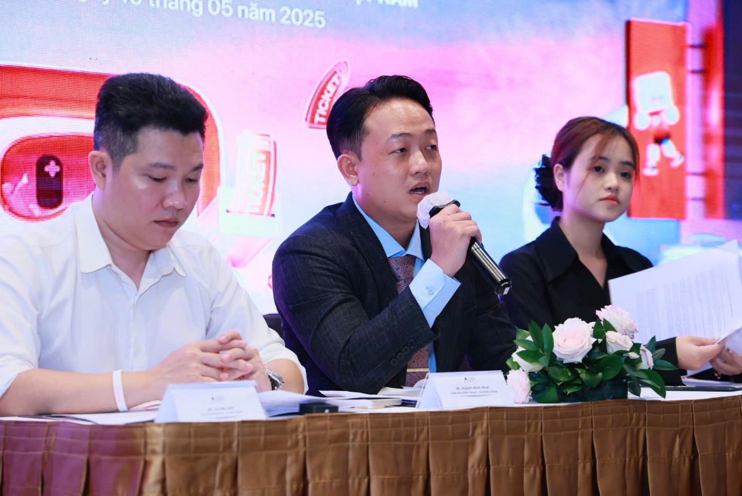 Đại diện Ban tổ chức thông tin về sự kiện Permate Affiliate Fest 2025. 