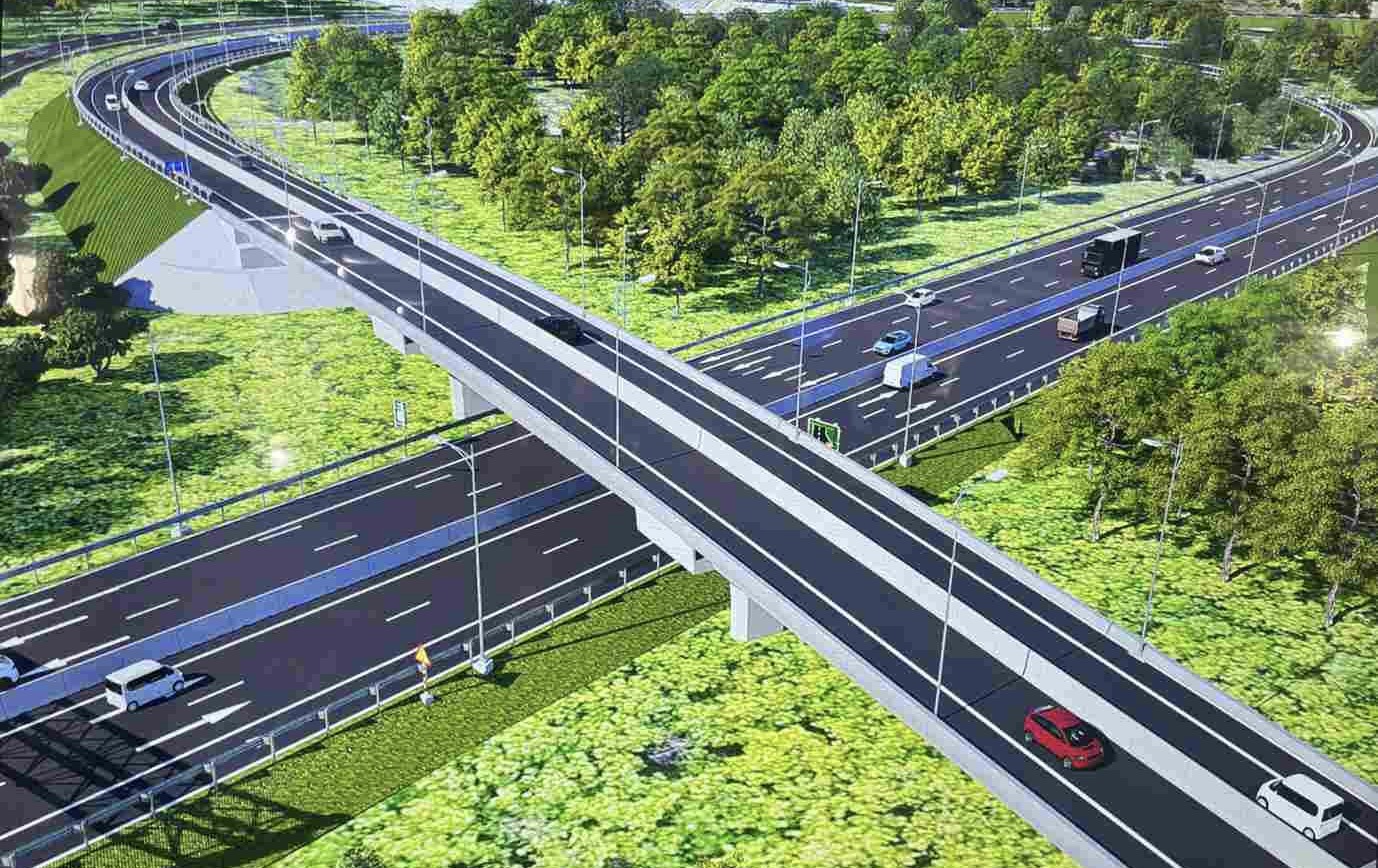 Phố cảnh cao tốc TP.Hồ Chí Minh- Thủ Dầu Một- Chơn Thành (ảnh: Ban Quản lý dự án Đầu tư Xây dựng tỉnh Bình Phước)