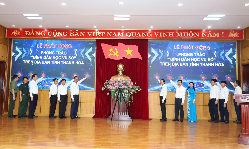 Thanh Hóa phát động phong trào “Bình dân học vụ số” trên địa bàn toàn tỉnh.