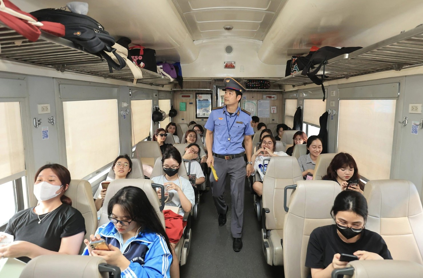 Đường sắt giảm giá vé tàu cho học sinh đi thi tốt nghiệp THPT và thi đại học, cao đẳng, trung học chuyên nghiệp và dạy nghề. Ảnh minh hoạ
