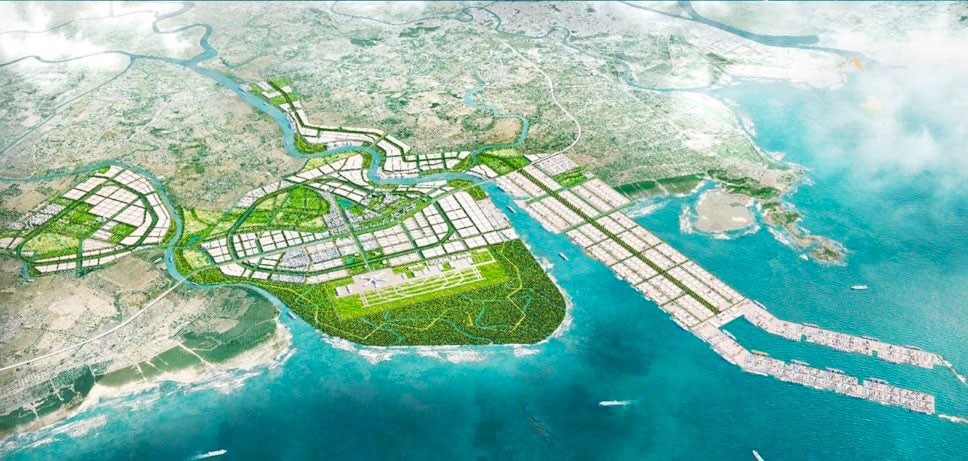 Phối cảnh Khu kinh tế ven biển phía Nam Hải Phòng
