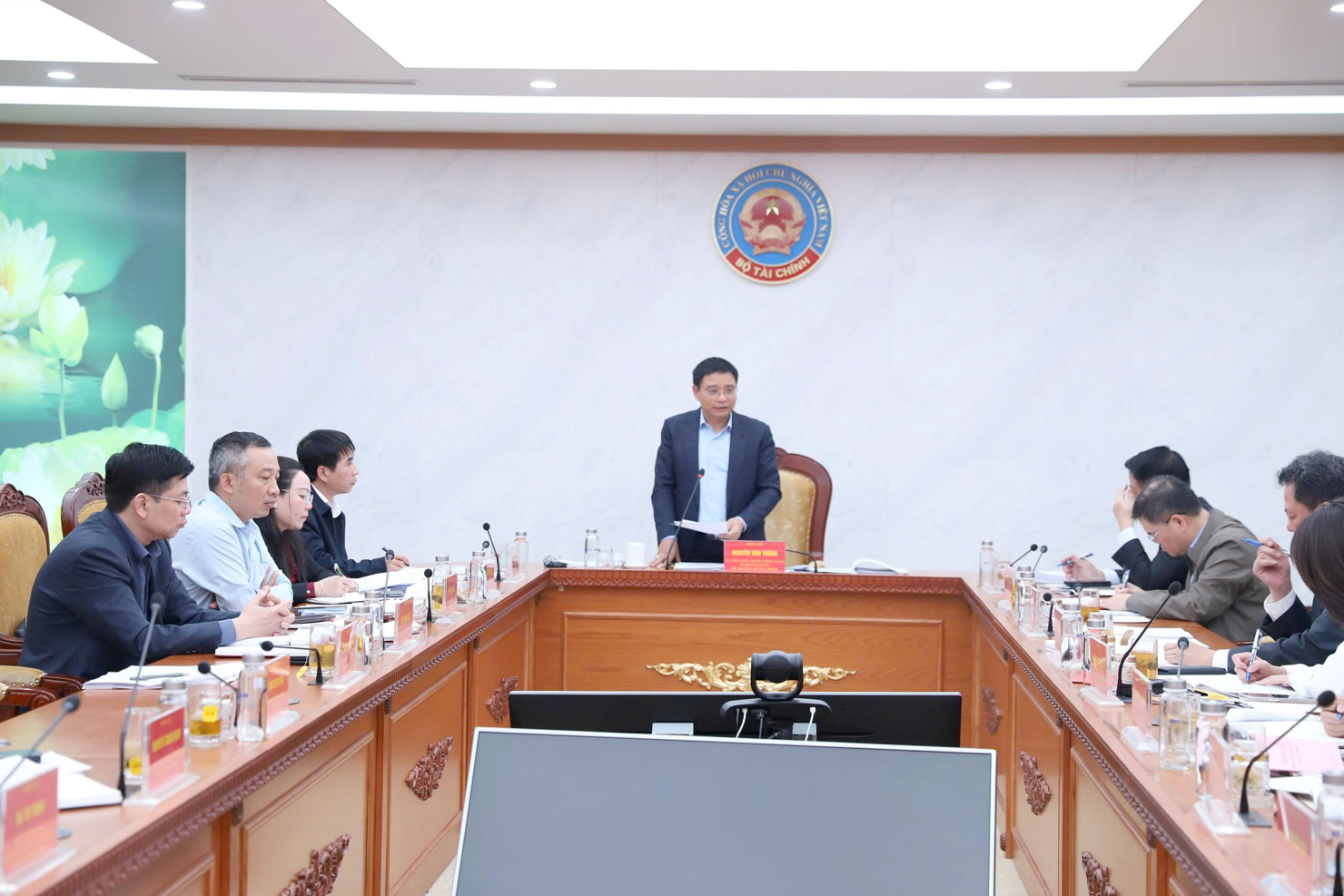 Quang cảnh Hội nghị lần thứ nhất Ban Chấp hành Đảng bộ Bộ Tài chính nhiệm kỳ 2020-2025.