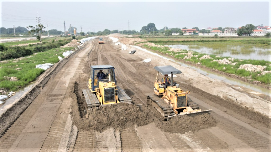 Đường Vành đai 4 - Vùng Thủ đô Hà Nội đang dần hình thành và đến nay đã giải ngân được 16,4% kế hoạch vốn.