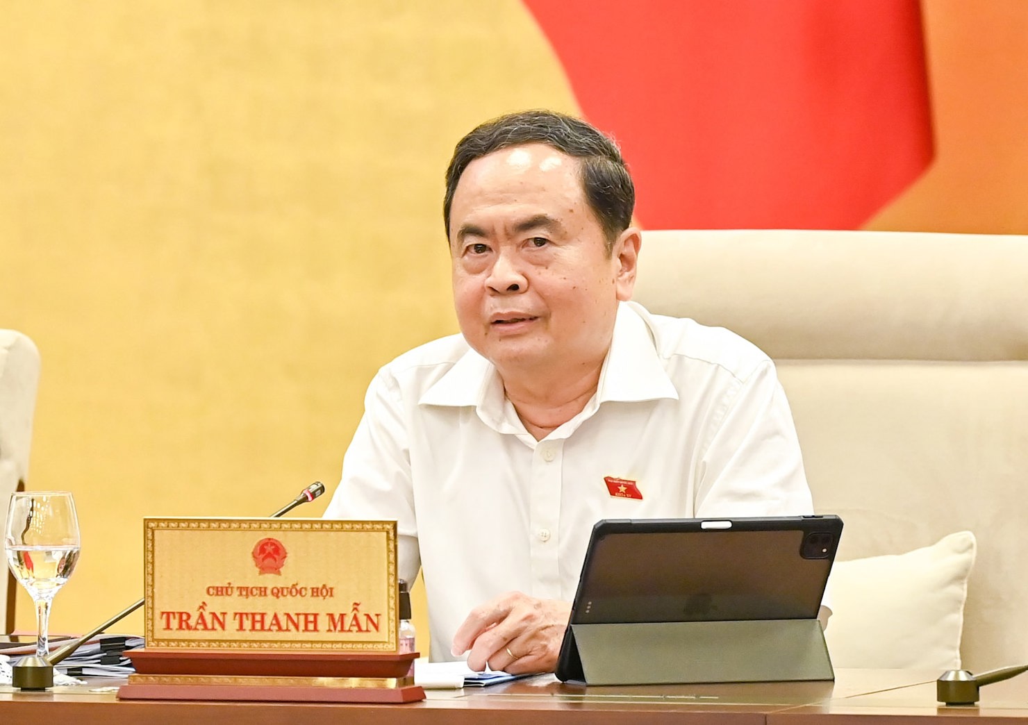 Chủ tịch Quốc hội Trần Thanh Mẫn. Ảnh: Hồ Long