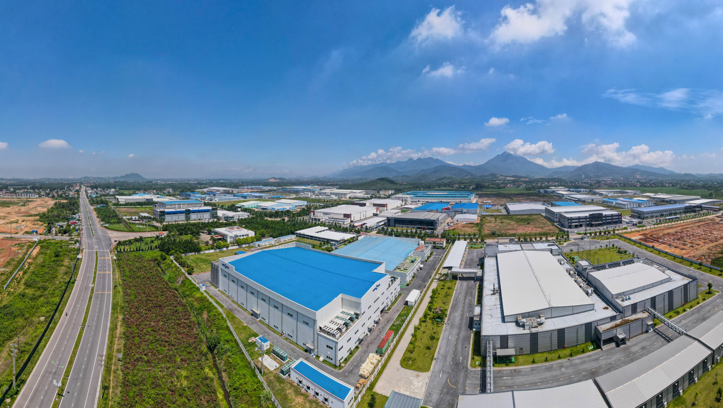 Nhà máy trong KCN Bá Thiện II, tỉnh Vĩnh Phúc