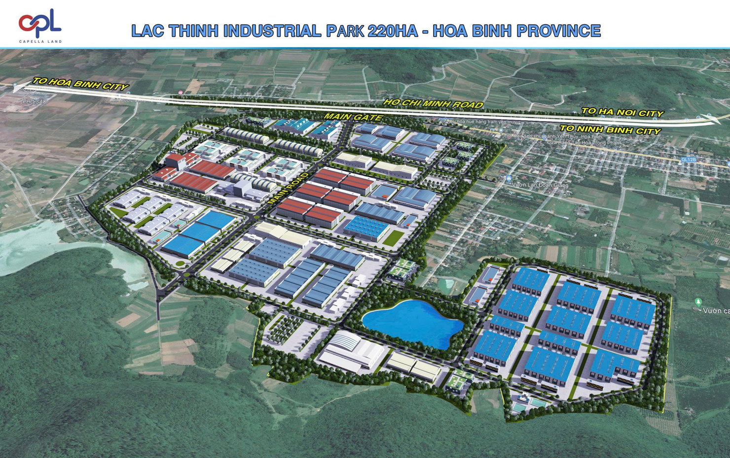 Sơ đồ quy hoạch tổng thể KCN