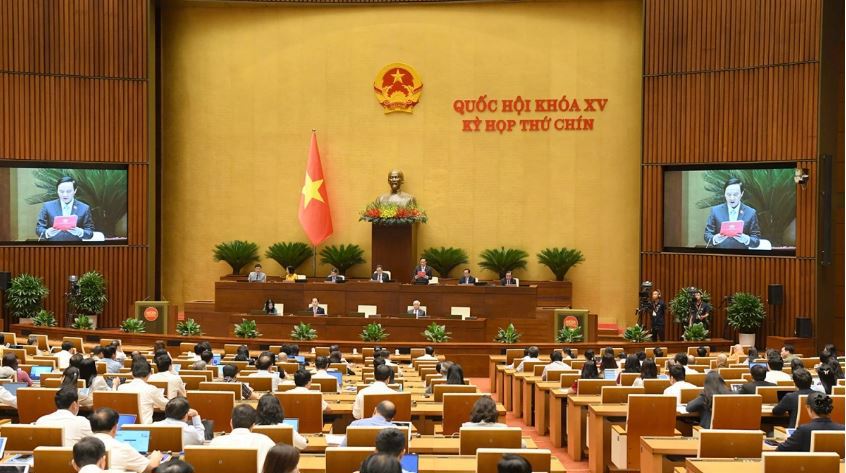 Quang cảnh phiên họp.
