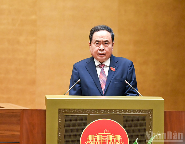 Chủ tịch Quốc hội Trần Thanh Mẫn.
