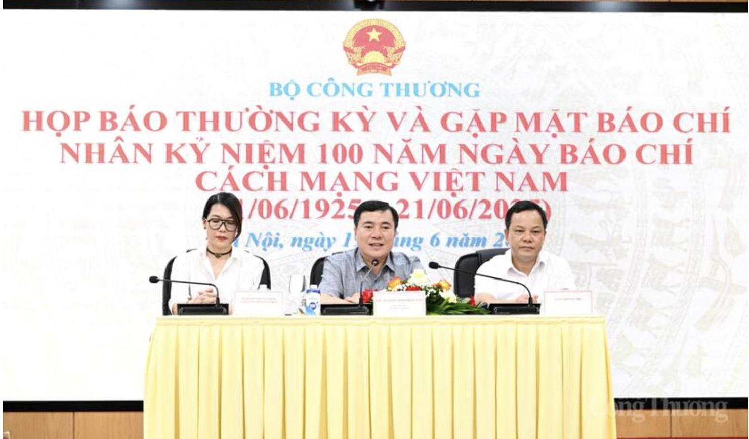 Bộ Công Thương tổ chức Họp báo thường kỳ quý II/2025.