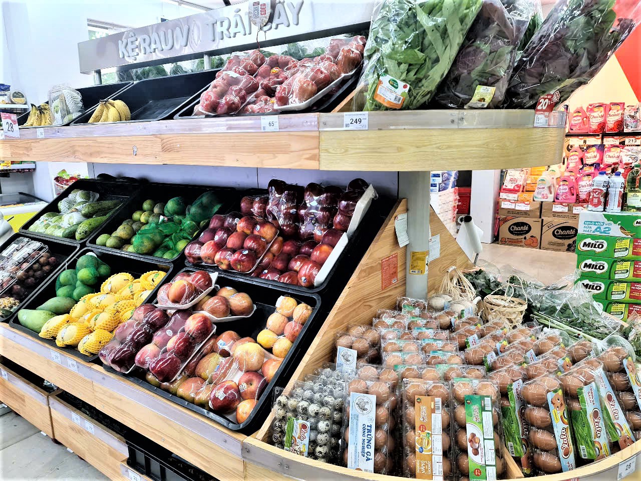 Siêu thị là một trong những kênh phân phối hàng hóa hiệu quả cho các sản phẩm nông sản OCOP.