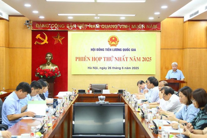 Phiên họp thứ nhất của Hội đồng Tiền lương quốc gia trong năm 2025.