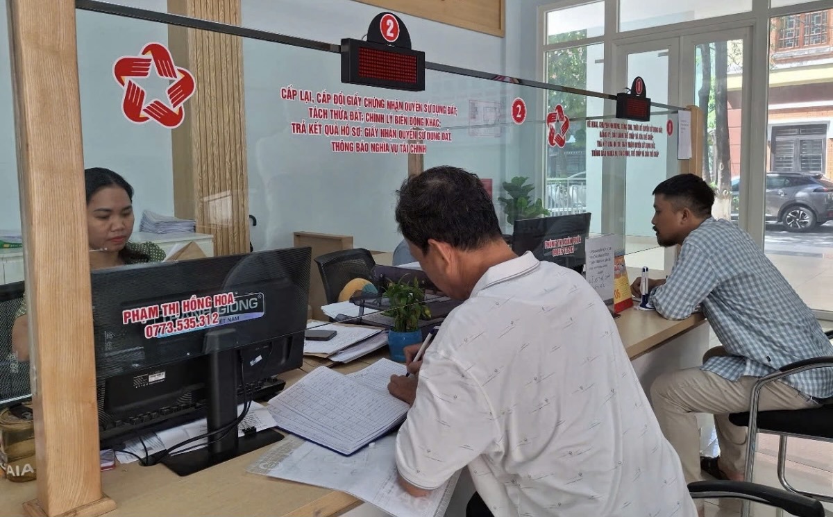 Trung tâm phục vụ hành chính công của phường Thanh Khê sẽ hoạt động chính thức với tên gọi mới từ 1/7. Ảnh: Đình Thiệu