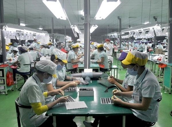 Hoạt động sản xuất trong KCN tỉnh Vĩnh Phúc
