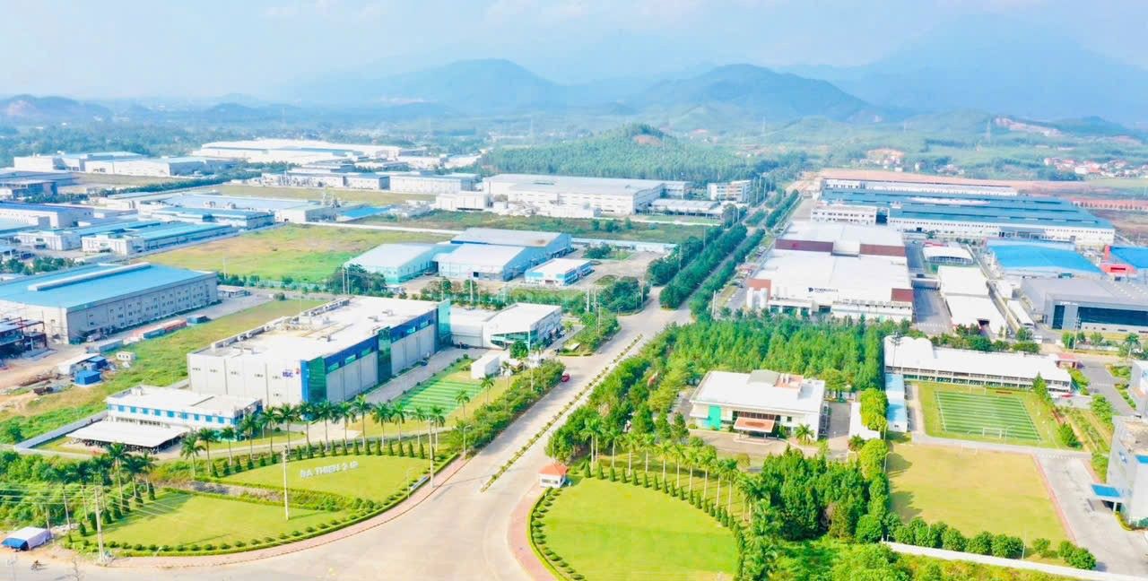 Toàn cảnh Khu công nghiệp Bá Thiện II, tỉnh Vĩnh Phúc
