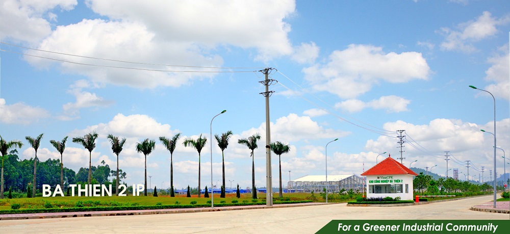 Cổng ngoài KCN Bá Thiện 2, tỉnh Vĩnh Phúc