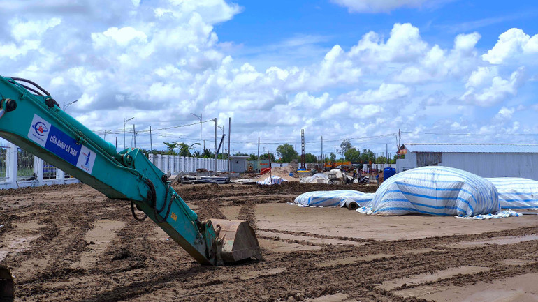 Dự án đầu tư xây dựng Bệnh viện đa khoa Cà Mau quy mô 1.200 giường đang bị chậm tiến độ