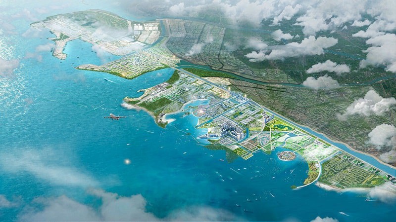 KKT Ninh Cơ được tỉnh Ninh Bình xác định sẽ phát triển theo mô hình KKT tổng hợp, đa ngành. Ảnh: ST