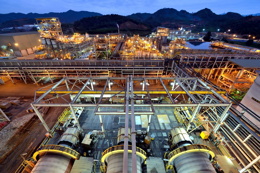 Dây chuyền chế biến của Masan High-Tech Materials.