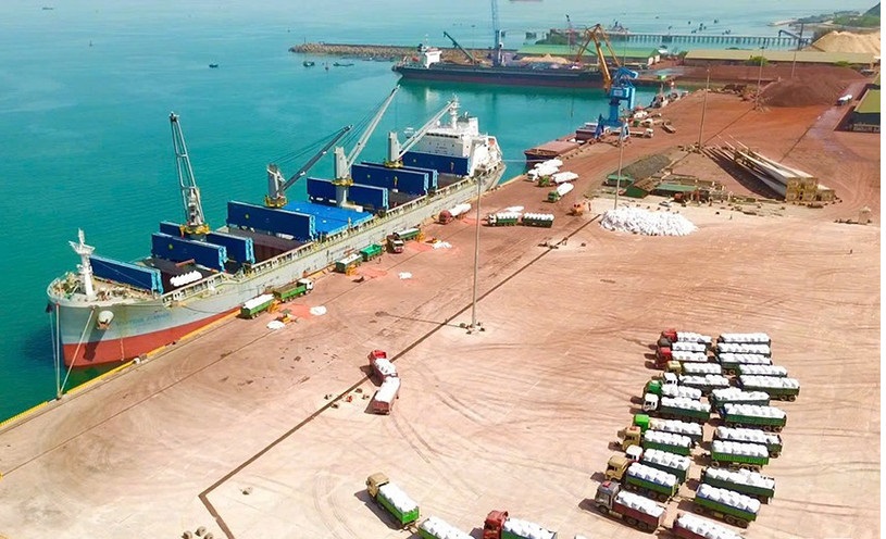 Khu kinh tế Vũng Áng đang thu hút nhiều dự án đầu tư.