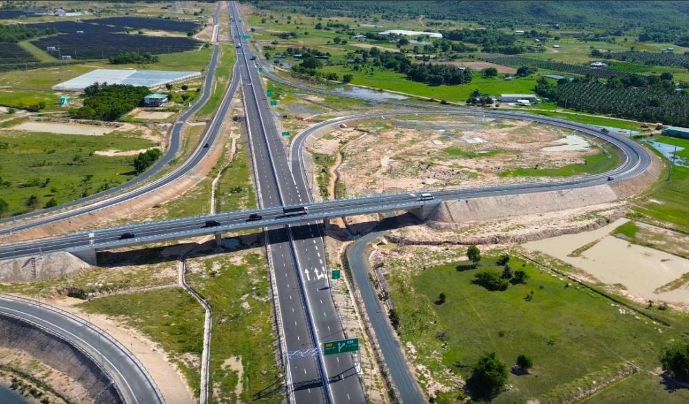 Nút giao Thuận Nam thuộc cao tốc Bắc – Nam dự kiến sẽ được hoàn thành trong tháng 12 năm nay. Ảnh minh họa: Khánh Vy