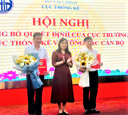 Bổ nhiệm ông Phan Trường Sơn là Trưởng Thống kê, ông Nguyễn Trung Kiên là Phó Trưởng Thống kê, Thống kê tỉnh Nghệ An
