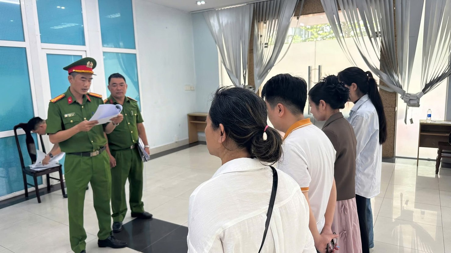 Cơ quan Cảnh sát điều tra, Công an TP. Đà Nẵng khởi tố một số đối tượng. Ảnh: Công an TP. Đà Nẵng cung cấp