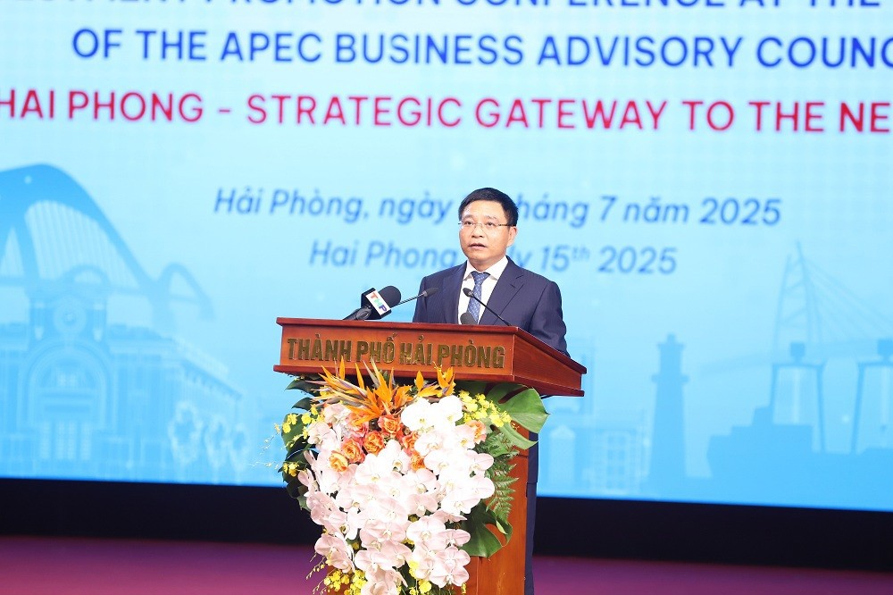 Bộ trưởng Bộ Tài chính Nguyễn Văn Thắng phát biểu tại hội nghị. Ảnh: thoibaotaichinhvietnam.vn