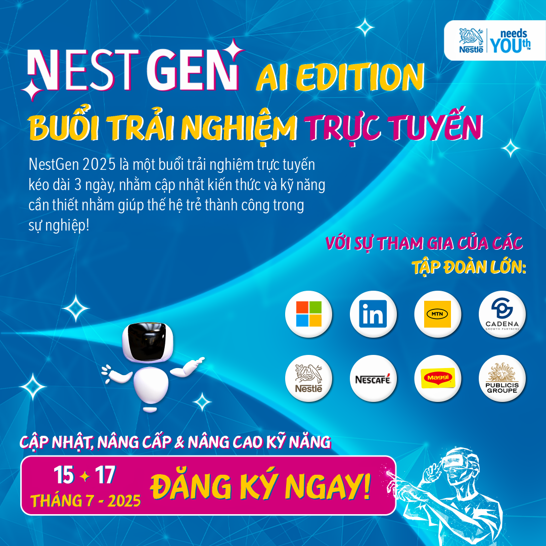 NESTGEN 2025 góp phần kiến tạo một tương lai bền vững, nơi các tài năng trẻ có cơ hội phát triển và tỏa sáng.