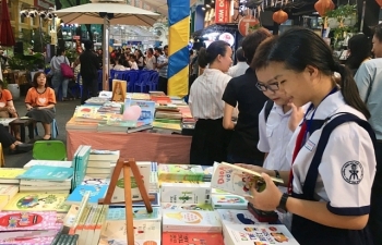 Đường Sách TP. Hồ Chí Minh - điểm hẹn tri thức hấp dẫn. Ảnh: T.D