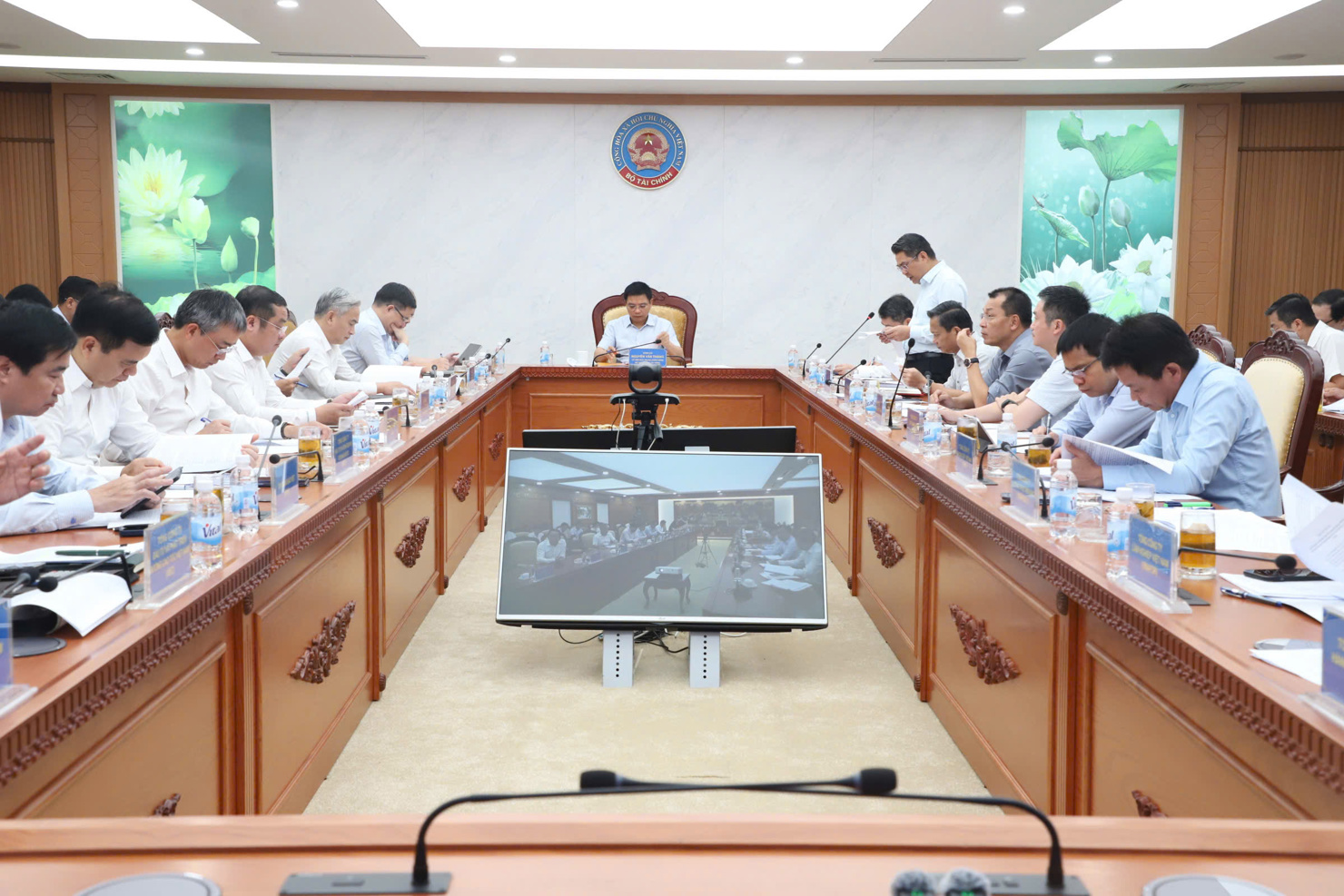 Hội nghị Đánh giá công tác 6 tháng đầu năm 2025 và phương hướng, nhiệm vụ 6 tháng cuối năm 2025 của các doanh nghiệp do Bộ Tài chính làm cơ quan đại diện chủ sở hữu.