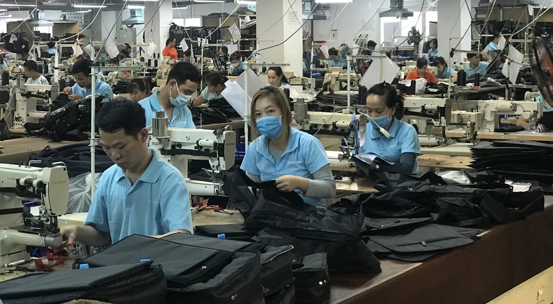 6 tháng đầu năm 2025, chỉ số sản xuất công nghiệp ở Vĩnh Long tăng 14% so với cùng kỳ năm 2024. Ảnh: Lê Văn