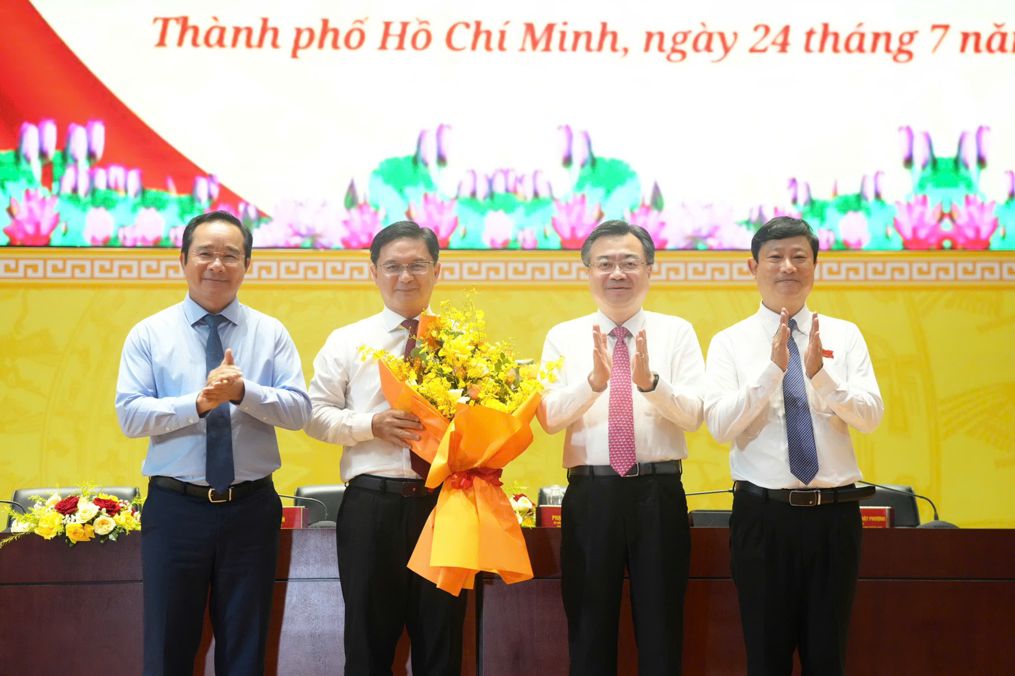 Ông Nguyễn Mạnh Cường được bầu làm Phó Chủ tịch UBND TP. Hồ Chí Minh. Ảnh: Phạm Thọ