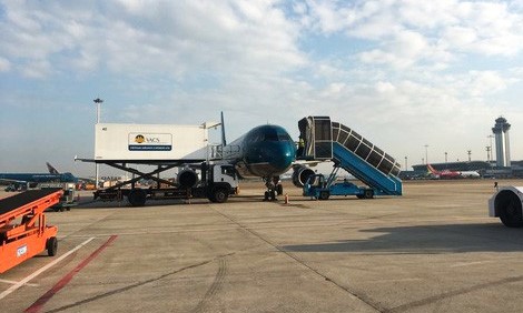Sân bay Đồng Hới có thêm 8 vị trí đỗ tàu bay mới. Ảnh minh họa