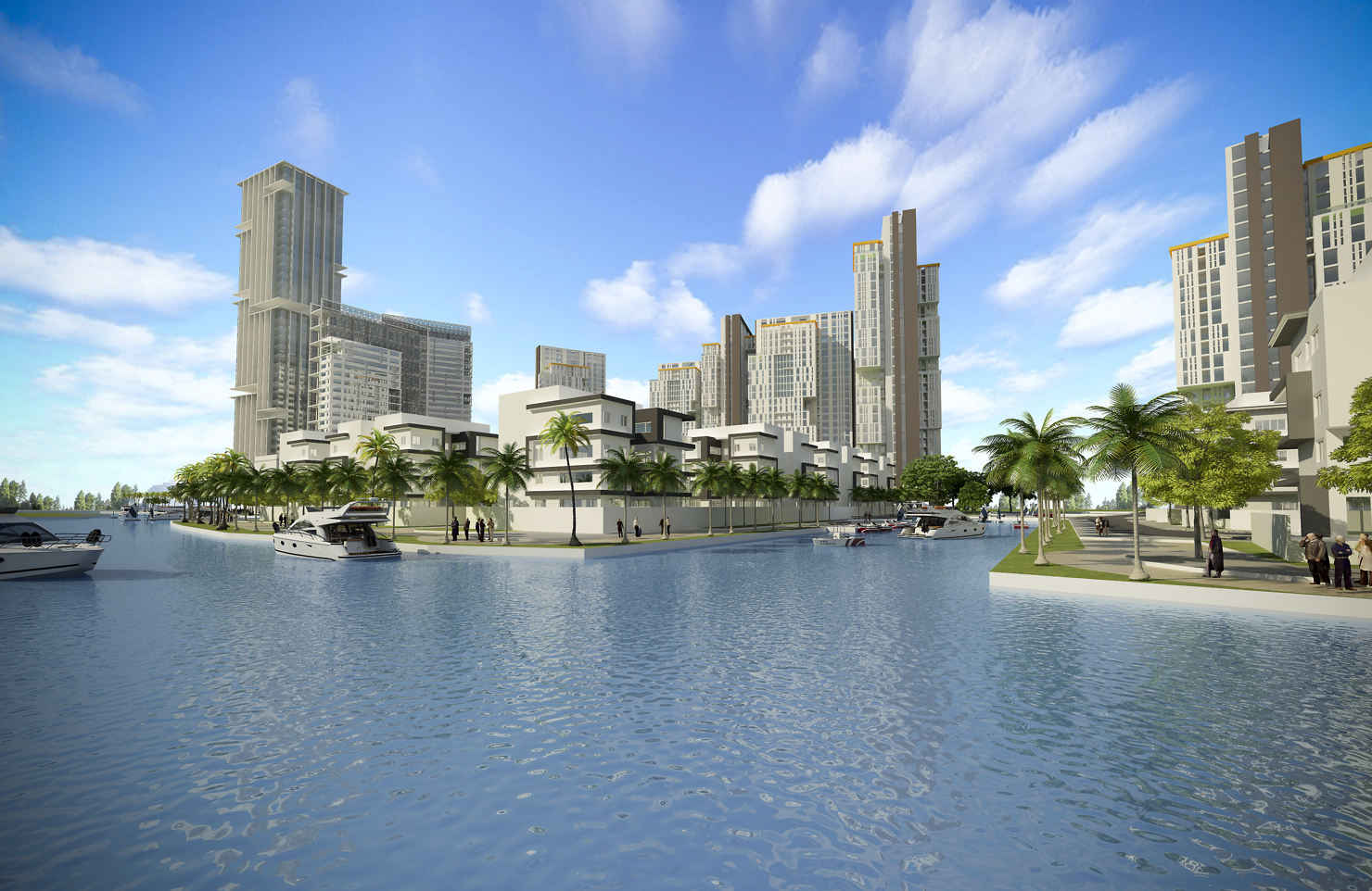 Phối cảnh Dự án Khu dân cư Investco Green City