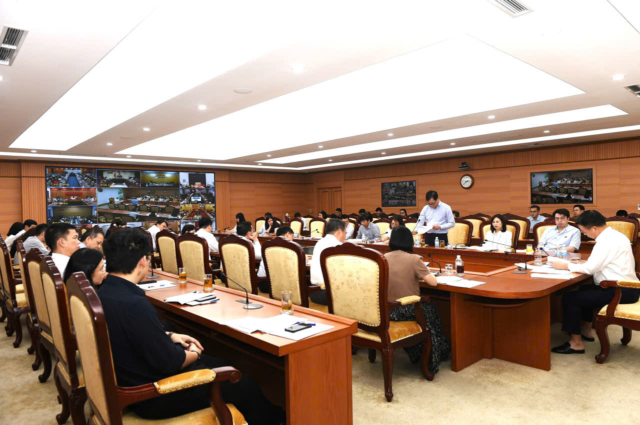 Hội nghị trực tuyến với các địa phương để hướng dẫn triển khai các công việc liên quan đến tài chính – ngân sách trong quá trình vận hành chính quyền địa phương 2 cấp đối với cấp xã